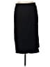 Nine West Solid Black Casual Skirt Size L - photo 2