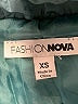 Fashion Nova 100% Polyester Solid Teal Athletic Shorts Size XS - photo 3
