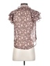 Unbranded 100% Polyester Pink Short Sleeve Blouse Size XXS - photo 2