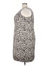 9&Co. 100% Polyester Animal Print Ivory Cocktail Dress Size 22 - photo 5