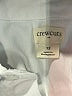 Unbranded 100% Cotton Solid Ivory Long Sleeve Button-Down Shirt Size 12 - photo 3