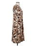 Unbranded Print Brown Casual Dress Size 2 (estimated) - photo 4