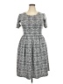 Lularoe Paisley Gray Casual Dress Size 2X - photo 1