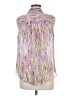 AB Studio 100% Polyester Purple Sleeveless Blouse Size M - photo 2