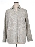 D&Co. Paisley Silver Long Sleeve Blouse Size XL - photo 1