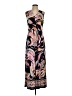 Unbranded Print Black Cocktail Dress Size XS (estimated) - photo 1