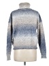 Kut from the Kloth Metallic Blue Turtleneck Sweater Size S - photo 2