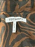 Foxcroft Animal Print Brown Long Sleeve Blouse Size S - photo 7
