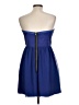 Walter by Walter Baker Hearts Blue Cocktail Dress Size L - photo 2