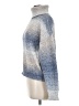 Kut from the Kloth Metallic Blue Turtleneck Sweater Size S - photo 5