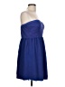 Walter by Walter Baker Hearts Blue Cocktail Dress Size L - photo 4