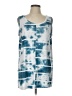 New Directions Blue Sleeveless Top Size L - photo 1