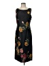 Mica 100% Polyester Floral Black Casual Dress Size 8 - photo 1