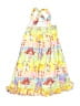 Unbranded Tropical Yellow Dress Size 2T - photo 2
