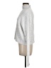 retrology Metallic Silver Turtleneck Sweater Size M - photo 5