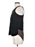 Maeve 100% Silk Black Brown Sleeveless Top Size 4 - photo 5