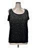 Bebe Stars Black Sleeveless Blouse Size 1X - photo 1