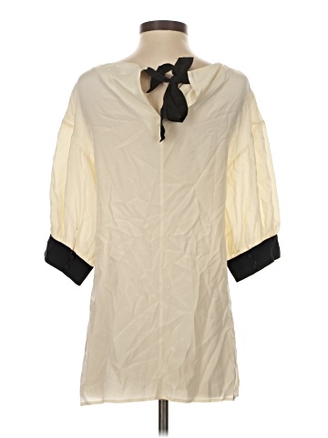 The Cause Collection 3/4 Sleeve Silk Top (view 2)