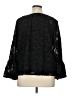 Nordstrom Rack 100% Polyester Black 3/4 Sleeve Blouse Size 1X - photo 2