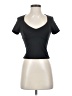 REORIA Black Short Sleeve Top Size S - photo 1