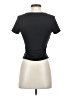 REORIA Black Short Sleeve Top Size S - photo 2