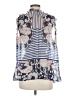CAbi 100% Polyester Blue Sleeveless Blouse Size M - photo 2