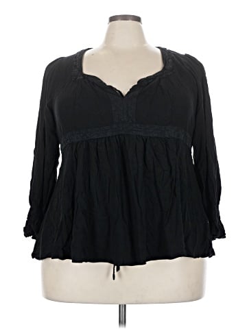 Torrid 3/4 Sleeve Blouse (view 1)