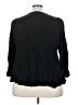 Torrid Black 3/4 Sleeve Blouse Size 4X Plus (4) - photo 2