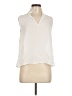Zara Basic 100% Polyester Ivory Sleeveless Blouse Size M - photo 1