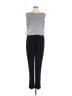 En Focus Studio Color Block Silver Jumpsuit Size 14W - photo 1