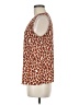 Nine West 100% Polyester Brown Sleeveless Blouse Size M - photo 5