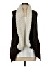 JACK 100% Polyester Brown Faux Fur Vest Size M - photo 1