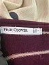 Pink Clover Stripes Burgundy Pullover Sweater Size L - photo 7