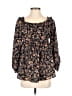 Shein 100% Polyester Black 3/4 Sleeve Blouse Size S - photo 1