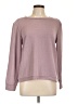 Vince Camuto Solid Pink Sweatshirt Size L - photo 1
