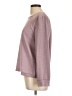 Vince Camuto Solid Pink Sweatshirt Size L - photo 5