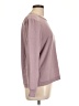 Vince Camuto Solid Pink Sweatshirt Size L - photo 4