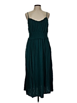 green emerald velvet dress Retro Stage Solid High Waist Bodycon Midi Pencil Dress Dark Green,XXL