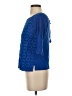 J.Crew 100% Cotton Blue 3/4 Sleeve Top Size S - photo 5