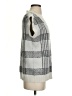 Shein Checkered-gingham Gray Sweater Vest Size 4 - photo 4