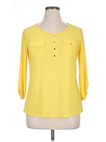Perseption Concept 3/4 Sleeve Blouse (view 1)