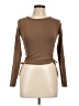 Pull&Bear Brown Long Sleeve T-Shirt Size L - photo 1