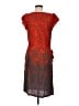 Monsoon 100% Viscose Red Casual Dress Size 6 - photo 2