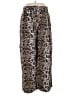 River Island 100% Polyester Animal Print Gold Casual Pants Size UK 18 / US 14 - photo 1