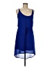 Rory Beca 100% Polyester Solid Blue Casual Dress Size M - photo 1