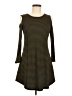 Kaileigh Stripes Brown Casual Dress Size M - photo 1