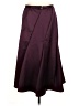 Unbranded Solid Burgundy Purple Formal Skirt Size M (estimated) - photo 2