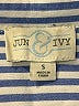 Jun & Ivy 100% Rayon Stripes Blue Long Sleeve Button-Down Shirt Size S - photo 7