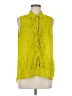 CAbi 100% Polyester Green Sleeveless Blouse Size M - photo 1