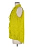 CAbi 100% Polyester Green Sleeveless Blouse Size M - photo 5